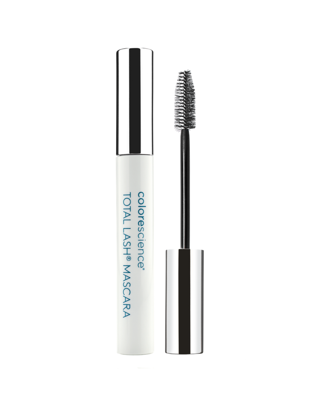 Colorescience Total Lash Mascara tube with applicator wand, lash conditioning mascara in black