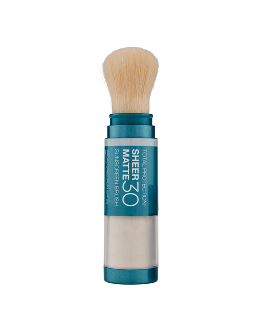 Colorescience Total Protection Sheer Matte SPF 30 sunscreen brush, refillable powder sunscreen for oily skin
