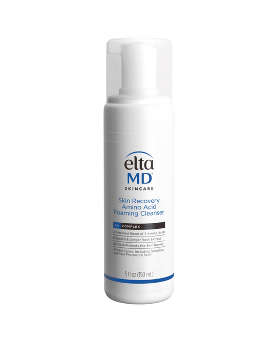EltaMD Skin Recovery Amino Acid Foaming Cleanser pump bottle for sensitive and post-procedure skin, 5 fl oz