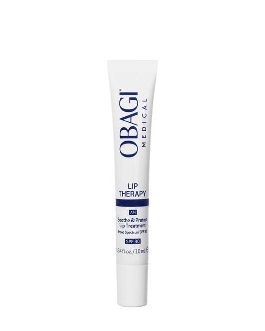 Obagi Medical Lip Therapy Soothe and Protect Lip Treatment Broad Spectrum SPF 30 tube, 0.34 fl oz