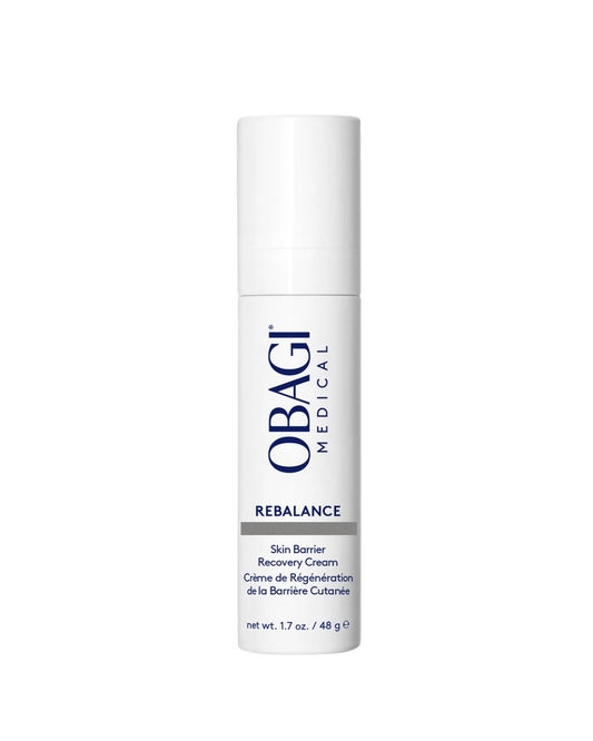 Obagi Medical ReBalance Skin Barrier Recovery Cream pump bottle for sensitive reactive skin, 1.7 oz