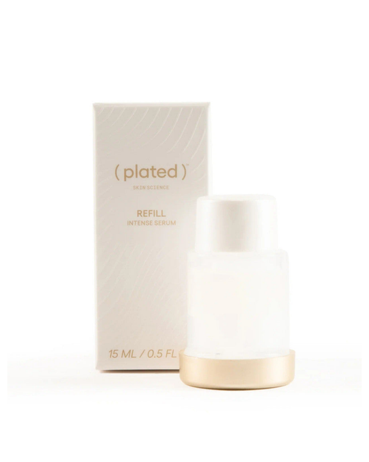 Plated Skin Science INTENSE Serum refill bottle with box, 15 ml replacement for the Plated Intense Serum